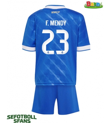 Real Madrid Ferland Mendy #23 Tredjeställ Barn 2025-26 Kortärmad (+ Korta byxor)